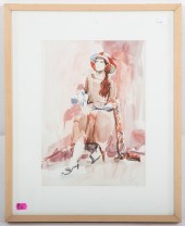CORINNE SZABO. SEATED WOMAN, W