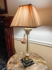CORINTHIAN COLUMN FORM LAMP BA