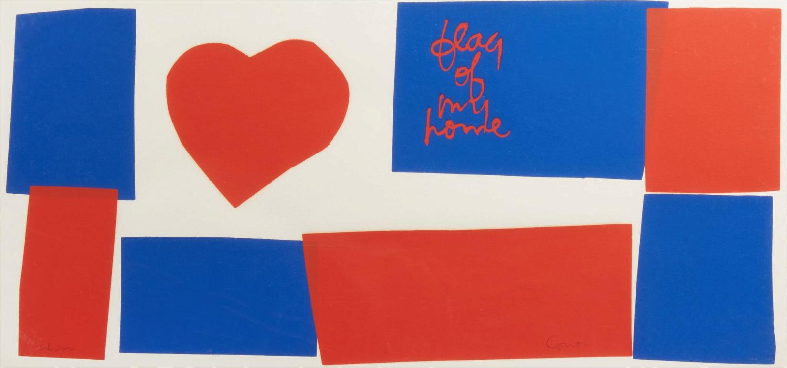CORITA KENT, FLAG OF MY