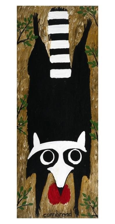 CORNBREAD, FOLK ART O/B,