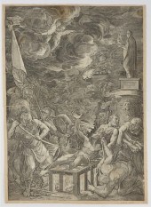 CORNELIS CORT MARTYRDOM OF ST.