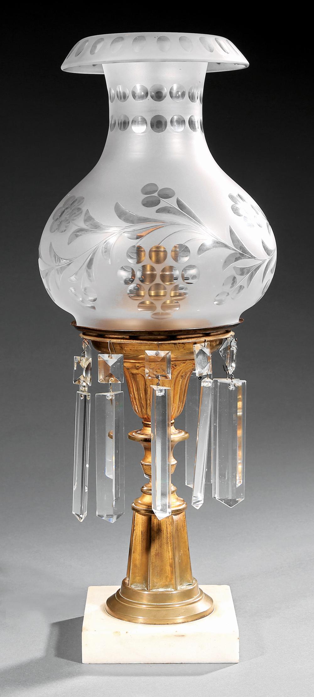 CORNELIUS AND BAKER GILT BRASS