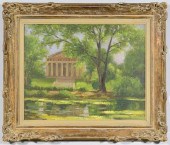 CORNELIUS HANKINS OIL ON BOARD
