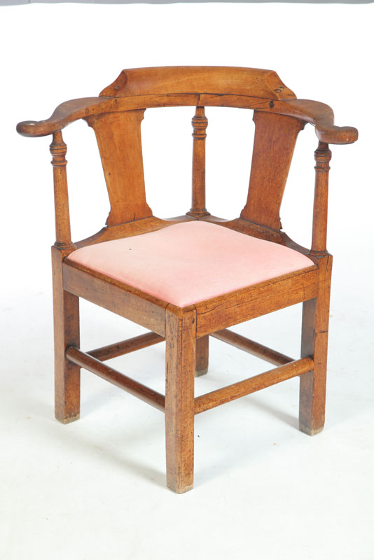 CORNER ARMCHAIR.  England  late