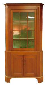 CORNER CABINET, AMERICAN, LATE