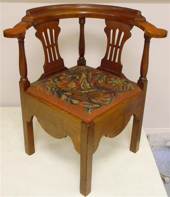 Corner chair  American 18th C. 