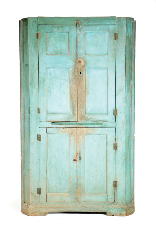 CORNER CUPBOARD.  American  19th