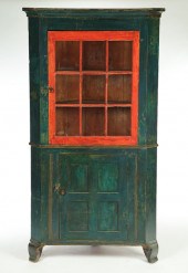 CORNER CUPBOARD.  Lehigh Count