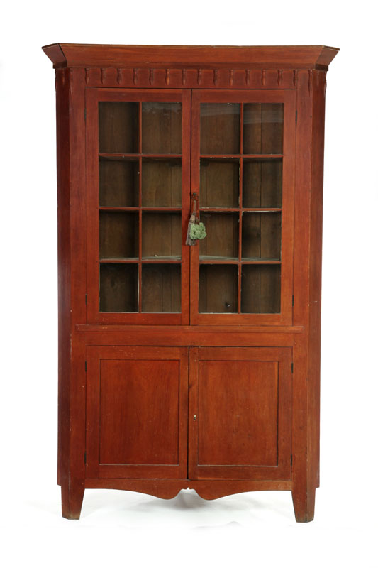 CORNER CUPBOARD.  Midwestern 