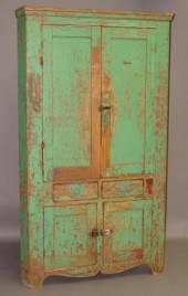 CORNER CUPBOARDca. 1850; in so
