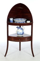 CORNER WASH STAND AND CHAMBER