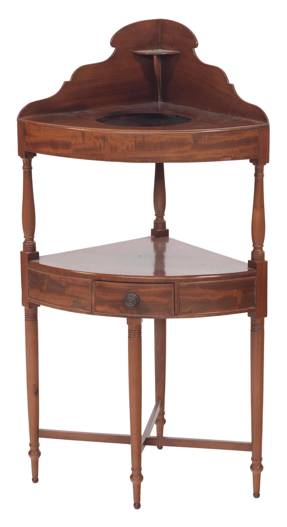 CORNER WASHSTAND 19TH CENTURY