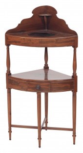 CORNER WASHSTAND 19TH CENTURY