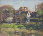 CORNOYER Paul. O/C Landscape w