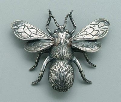 Coro sterling bumblebee brooch,