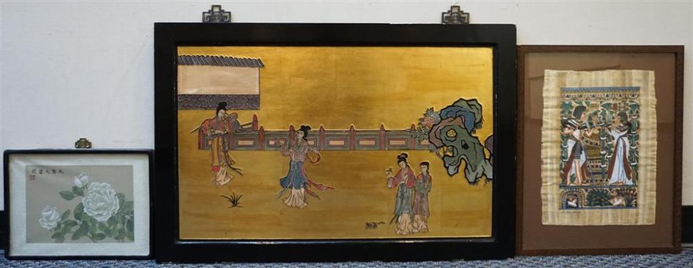 COROMANDEL PANEL WITH PAGODA