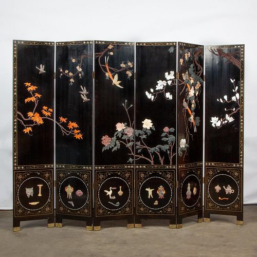 COROMANDEL SCREEN WITH HARDSTONE