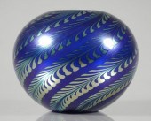 CORREIA ART GLASS PULLED FEATH