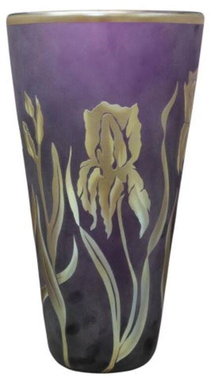 CORREIA STUDIO ART GLASS ETCHED