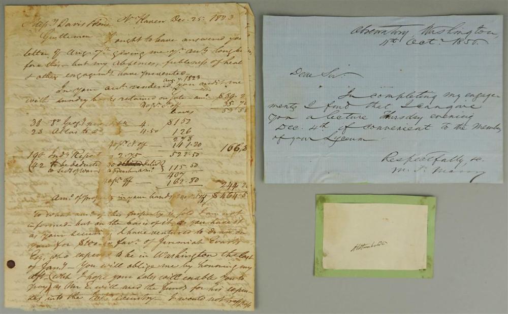 CORRESPONDENCE AND SIGNATURES OF