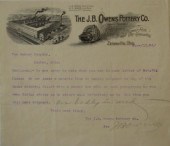 Correspondence from J.B. Owens