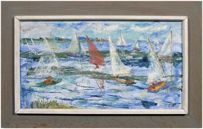Corrie McCallum painting (Sumter,
