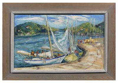 Corrie McCallum painting (Sumter,