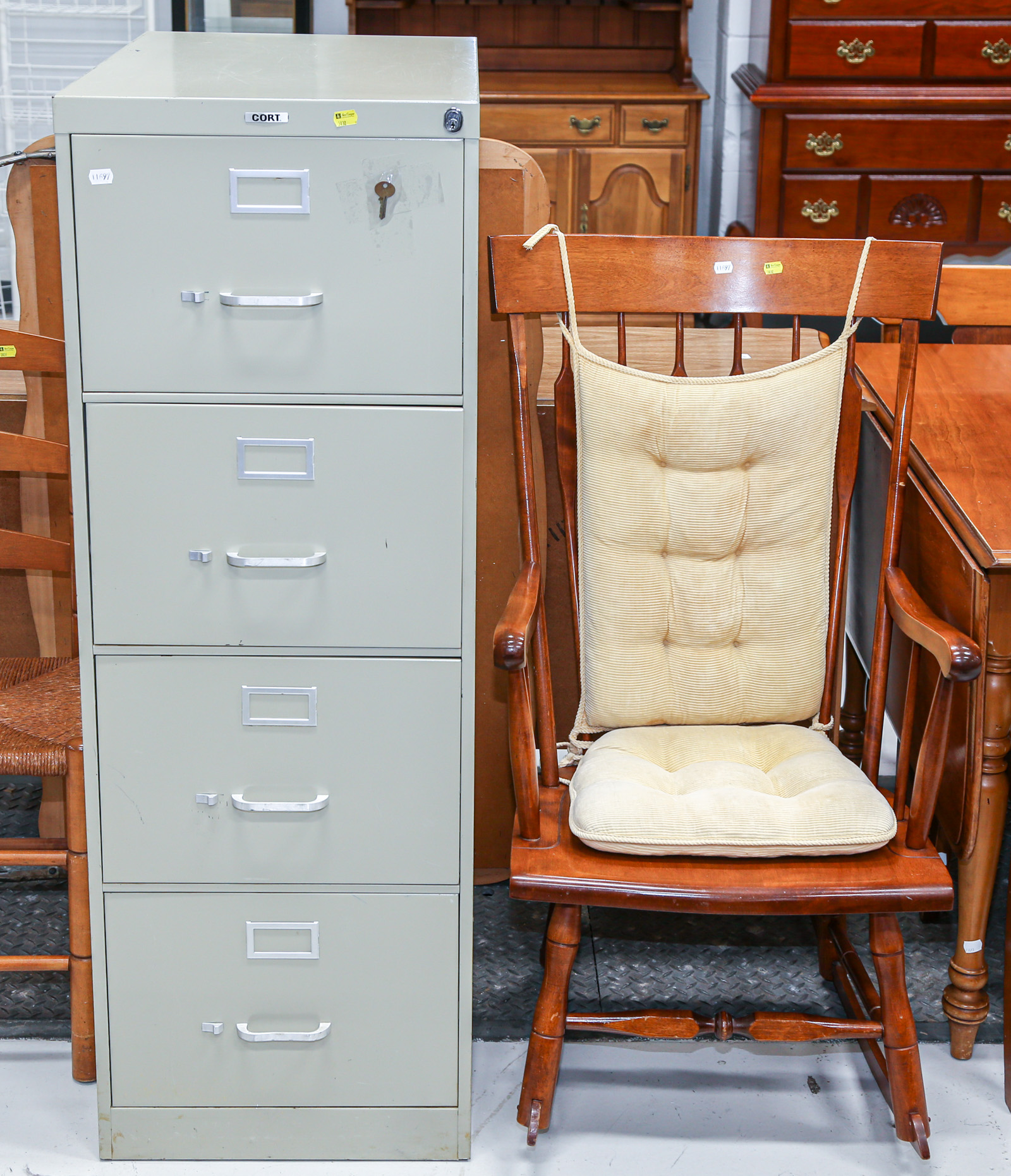 CORT STEEL LEGAL FILE CABINET & A
