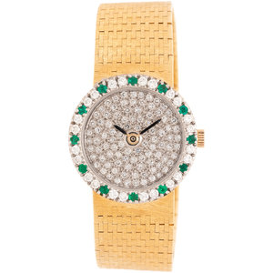CORUM, 18K YELLOW GOLD, DIAMOND AND