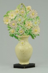 COSMOS IN VASE DOORSTOP Hubley