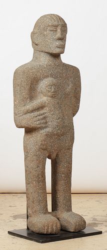 COSTA RICAN CARVED STONE FIGURE