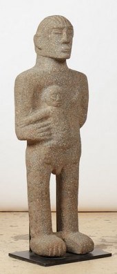 COSTA RICAN CARVED STONE FIGUR