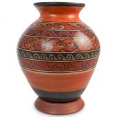 COSTA RICAN HAND PAINTED POTTE