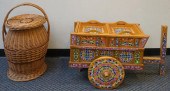 COSTA RICAN PAINTED WOOD ROLLI