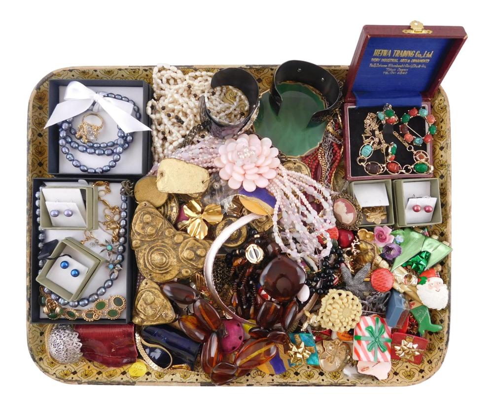 COSTUME JEWELRY: 75+ PIECES,