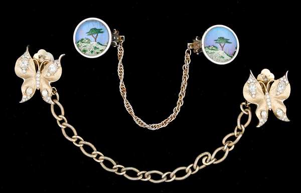 Costume Jewelry Cardigan Clip