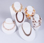 COSTUME JEWELRY NECKLACE GROUP