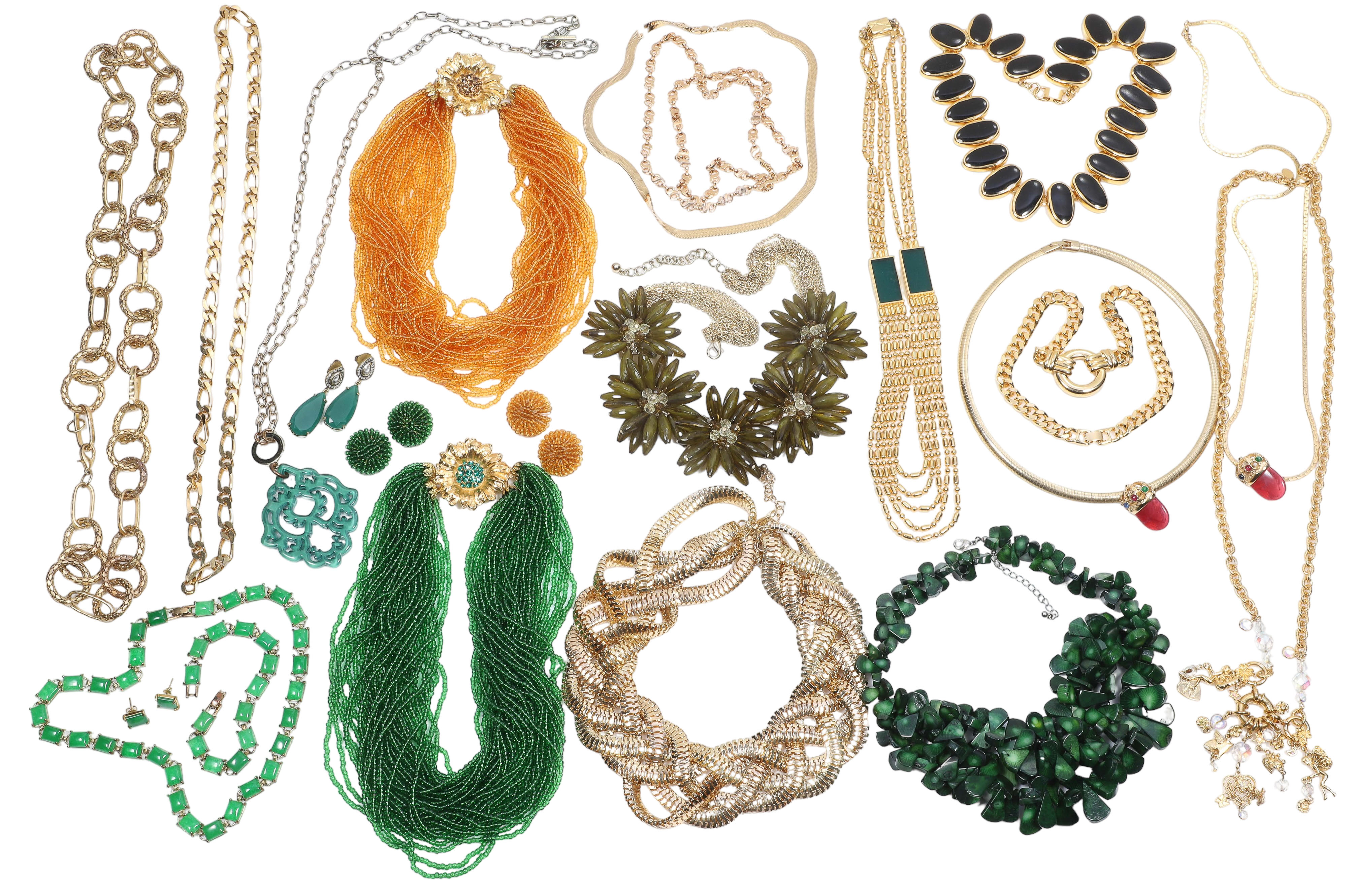 Costume statement jewelry to