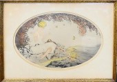 COTE 1920'S FRENCH COLOR LITHO