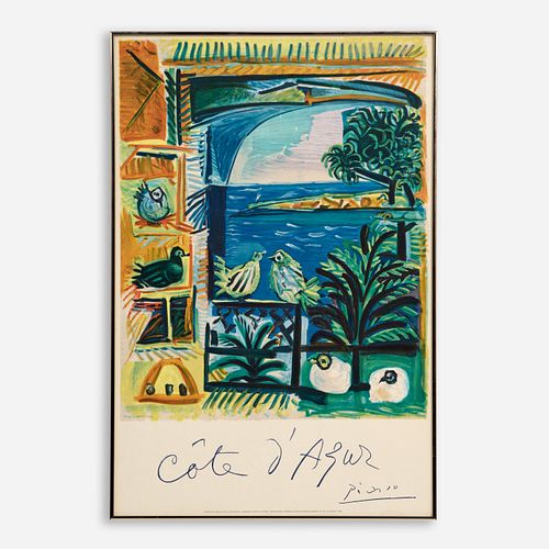 "COTE D'AZUR" POSTER AFTER PABLO