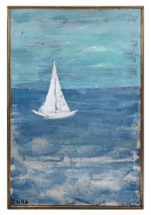 COTE D'AZURE PAINTING SIGNED T