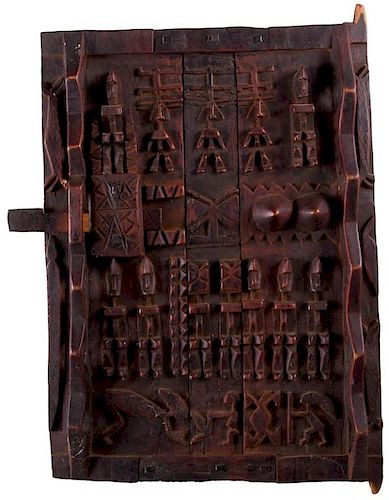 COTE D'IVOIRE CARVED GRANARY
