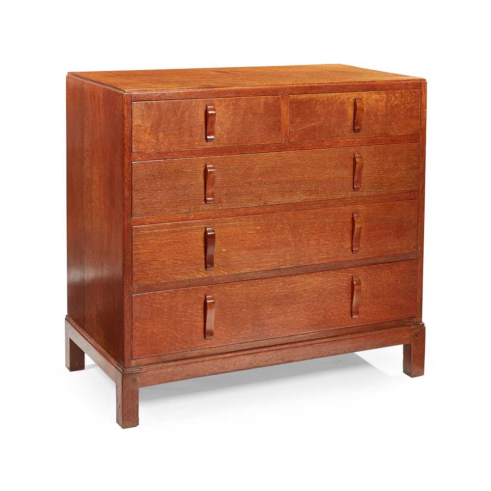 COTSWOLD SCHOOL CHEST OF DRAWERS,