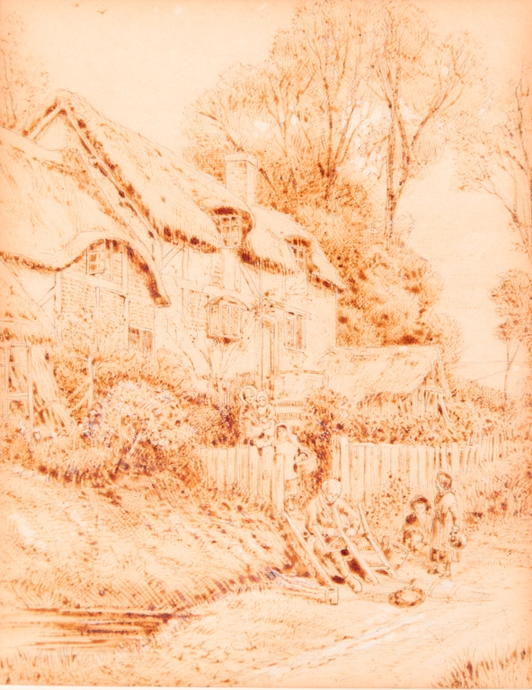 COTTAGE BY JOHN WATSON DAVIS.