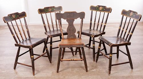 COTTAGE PAINTED SIDE CHAIRS