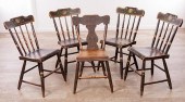 COTTAGE PAINTED SIDE CHAIRS GR