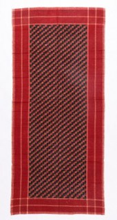 COTTON IKAT SHAWL, INDIA CHAMB