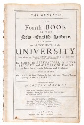 COTTON MATHER, FOURTH BOOK OF