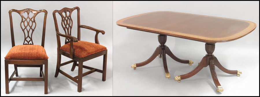 COUNCILL BANDED MAHOGANY DOUBLE