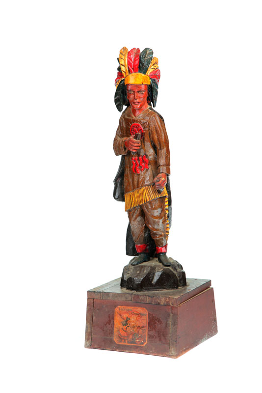 COUNTER TOP CIGAR STORE INDIAN. 